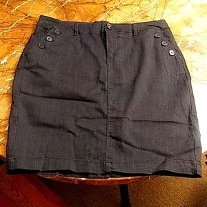 One 5 One blue jean skirt